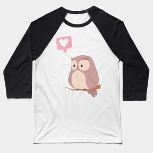 Cute owl Baseball T-Shirt